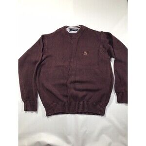 Tommy Hilfiger men's Medium Burgundy vintage pullover sweater